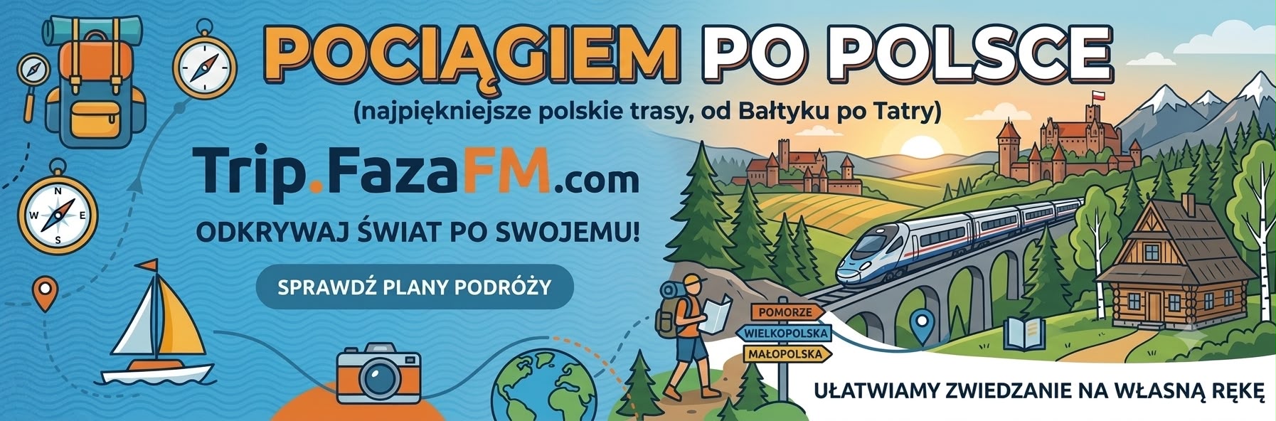 Pociągiem dookoła Polski